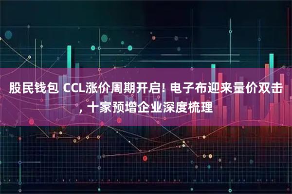 股民钱包 CCL涨价周期开启! 电子布迎来量价双击, 十家预增企业深度梳理