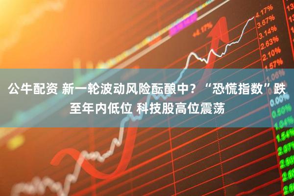 公牛配资 新一轮波动风险酝酿中？“恐慌指数”跌至年内低位 科技股高位震荡